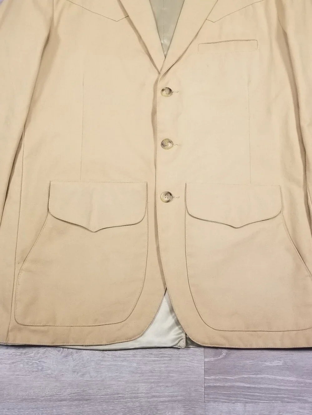 Vintage Schaefer Outfitter Chore Jacket Blazer Mens 42 Canvas Western Ranch